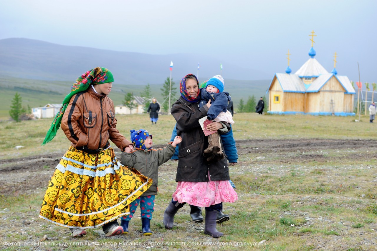 Жители православного лагеря Земля Надежды