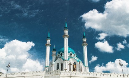Мечеть Кул Шариф в облаках