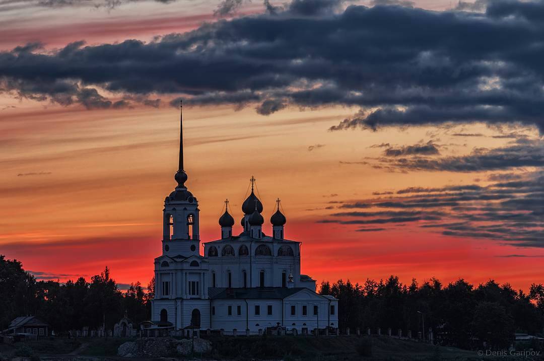 Храм в тумане Великий Новгород